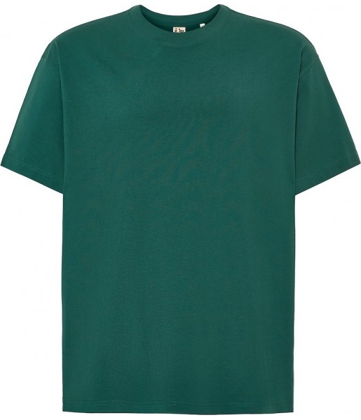zielona Mexican Green koszulka męska oversize z krótkim rękawem, bawełna około 240 g/m², odpowiednia do nadruku