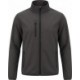 Grafitowa kurtka softshell JHK JT Softjac z kieszeniami na zamek