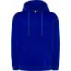Niebieska chabrowa bluza dresowa z kapturem JHK JT SWKNG unisex z kieszenią kangurką