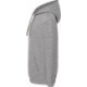 Szara melanżowa bluza dresowa z kapturem JHK JT SWKNG unisex z kieszenią kangurką
