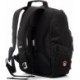 Czarny plecak SwissBags Davos z kieszenią na laptopa 35 l