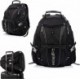 Czarny plecak SwissBags St.Moritz z kieszenią na laptopa 38 l