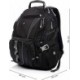 Czarny plecak SwissBags St.Moritz z kieszenią na laptopa 38 l