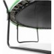 Czarno-zielona trampolina ogrodowa Meteor TRP-10FT 305 cm z siatką i drabinką