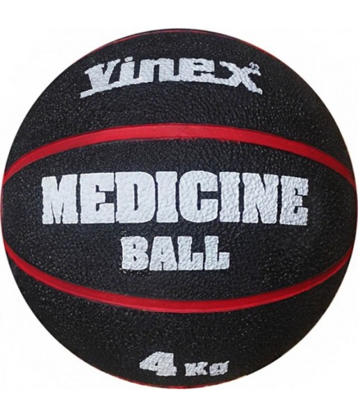 Piłka lekarska SMJ VMB-L004R czarno-czerwona 4 kg
