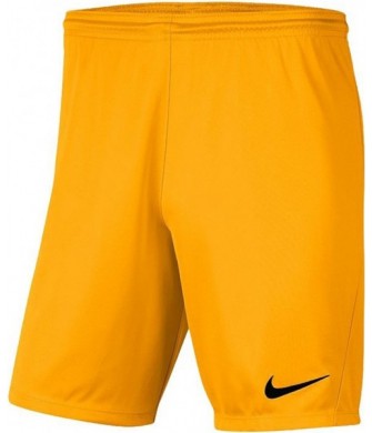 Spodenki sportowe męskie Nike Dri-FIT Park III żółte