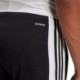 Czarne spodnie treningowe męskie Adidas Squadra 21 Training Pants z białymi paskami, kieszeniami na zamek i suwakami przy nogawk