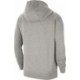 Szara bluza męska rozpinana z kapturem Nike Park 20 Fleece z pełnym zamkiem, bocznymi kieszeniami, czarnym logo Nike i regulowan