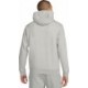 Szara bluza męska rozpinana z kapturem Nike Park 20 Fleece z pełnym zamkiem, bocznymi kieszeniami, czarnym logo Nike i regulowan
