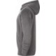 Ciemnoszara bluza męska Nike Park 20 Fleece rozpinana z kapturem, pełnym zamkiem, białym logo i sznurkami Nike