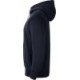 Granatowa bluza Nike Park 20 Fleece rozpinana z kapturem, białym logo i sznurkami Nike