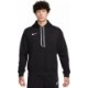 Czarna bluza męska z kapturem Nike Team Club 20 Hoodie z kieszenią kangurką, białym logo i regulowanym kapturem