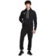 Czarna bluza męska z kapturem Nike Team Club 20 Hoodie z kieszenią kangurką, białym logo i regulowanym kapturem