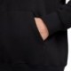 Czarna bluza męska z kapturem Nike Team Club 20 Hoodie z kieszenią kangurką, białym logo i regulowanym kapturem