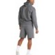 Szara bluza męska z kapturem Nike Team Club 20 Hoodie z kieszenią kangurką, regulowanym kapturem, białymi sznurkami i logo Nike