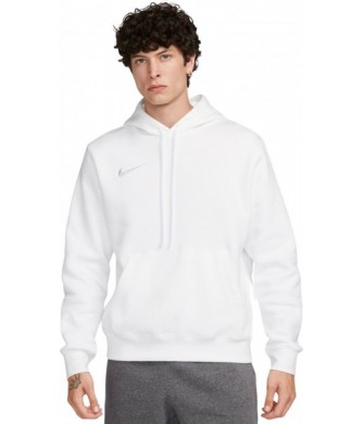 Biała bluza męska z kapturem Nike Team Club 20 Hoodie z kieszenią kangurką, regulowanym kapturem i subtelnym logo Nike