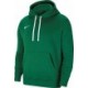 Zielona bluza męska z kapturem Nike Team Club 20 Hoodie Pine Green z kieszenią kangurką, regulowanym kapturem i białym logo Nike
