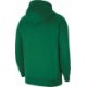 Zielona bluza męska z kapturem Nike Team Club 20 Hoodie Pine Green z kieszenią kangurką, regulowanym kapturem i białym logo Nike