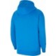 Niebieska bluza męska z kapturem Nike Team Club 20 Hoodie Royal Blue z kieszenią kangurką, regulowanym kapturem, białymi sznurka