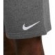 Ciemnoszare spodenki sportowe męskie Nike Park 20 Fleece z białym logo, elastycznym pasem i bocznymi kieszeniami na zamek