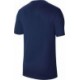 Granatowa koszulka sportowa męska Nike Dri-FIT Park 20 Tee CW6936 451 z białym logo Swoosh, miękka i lekko elastyczna do trening