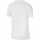 Biała koszulka męska Nike Dri-FIT Park 20 Tee CW6952-100 z krótkim rękawem, małym logo, okrągłym dekoltem i miękkim materiałem