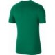 Zielona koszulka bawełniana męska Nike Park 20 Tee CZ0881 302 z krótkim rękawem, okrągłym dekoltem i małym logo Nike na rękawie