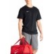 Czerwona torba sportowa Nike Academy Team M Hardcase 37 l z twardym czarnym spodem, oddzielną dolną komorą i dużym białym logo N