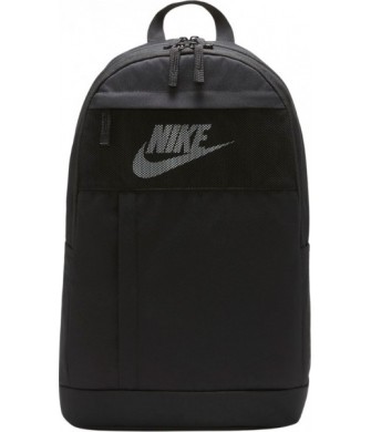 Czarny plecak sportowy Nike Elemental 21 l z pojemną komorą na podwójny zamek, zewnętrznymi kieszeniami i wyściełanymi regulowan