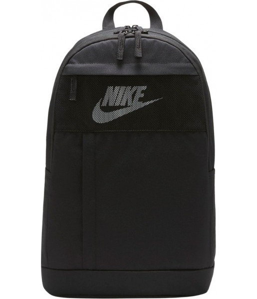 Czarny plecak sportowy Nike Elemental 21 l z pojemną komorą na podwójny zamek, zewnętrznymi kieszeniami i wyściełanymi regulowan