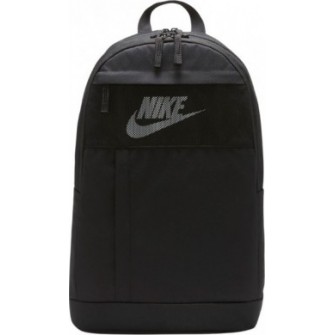 Czarny plecak sportowy Nike Elemental 21 l z pojemną komorą na podwójny zamek, zewnętrznymi kieszeniami i wyściełanymi regulowan