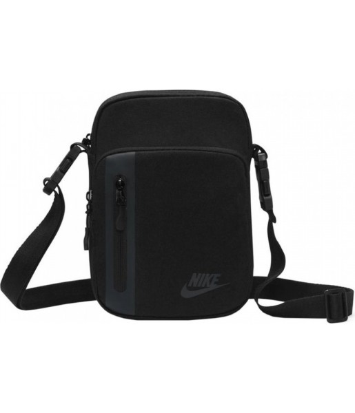 Czarna torebka na ramię Nike Elemental Premium 4 l z regulowanym paskiem i kieszeniami na zamek
