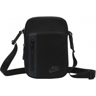 Czarna torebka na ramię Nike Elemental Premium 4 l z regulowanym paskiem i kieszeniami na zamek
