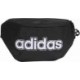 Czarna saszetka biodrowa Adidas Classic Foundation Waist z regulowanym paskiem, klamrą i komorą zapinaną na zamek