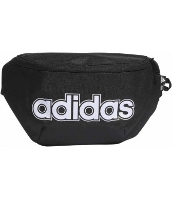 Czarna saszetka biodrowa Adidas Classic Foundation Waist z regulowanym paskiem, klamrą i komorą zapinaną na zamek