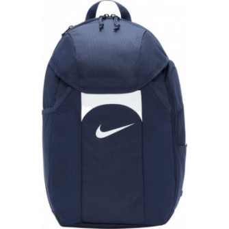 Granatowy plecak sportowy Nike Academy Team 2.3 30 l DV0761 410 z pokrowcem Storm-FIT, kieszenią na piłkę i regulowanymi szelkam