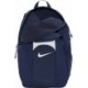 Granatowy plecak sportowy Nike Academy Team 2.3 30 l DV0761 410 z pokrowcem Storm-FIT, kieszenią na piłkę i regulowanymi szelkam
