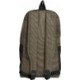 Zielony khaki plecak sportowy Adidas Essentials Linear 23 l z białym logo, bocznymi kieszeniami i regulowanymi szelkami
