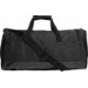 Czarna torba sportowa adidas Essentials Training Duffel S 33 l z przegrodą na buty, regulowanym paskiem i białym logo adidas