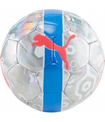 Piłka Nożna Puma Cup Miniball Rozmiar 1 084076 01 Srebrno-Niebieska