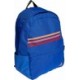 Niebieski plecak sportowy Adidas Classic Horizontal 3-Stripes 28 l z piórnikiem, przednią kieszenią i regulowanymi szelkami