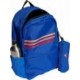 Niebieski plecak sportowy Adidas Classic Horizontal 3-Stripes 28 l z piórnikiem, przednią kieszenią i regulowanymi szelkami