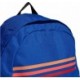Niebieski plecak sportowy Adidas Classic Horizontal 3-Stripes 28 l z piórnikiem, przednią kieszenią i regulowanymi szelkami