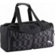 Czarno-szara torba sportowa Puma individualRISE Small 22 l 079912 03 z uchwytami, regulowanym paskiem na ramię i boczną kieszeni