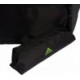 Czarno-zielony plecak sportowy Adidas Classic Horizontal 3-Stripes 28 l z piórnikiem, przednią kieszenią i regulowanymi szelkami