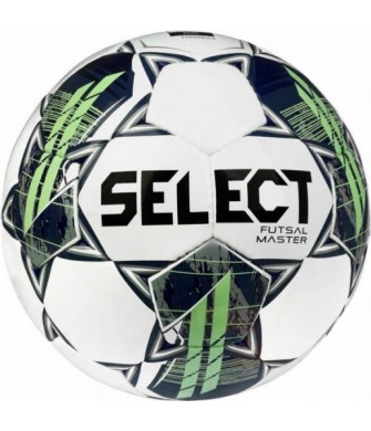 Piłka Nożna Halowa Select Futsal Master FIFA Basic Biało-Zielona