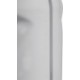 Biały bidon sportowy Adidas Tiro Bottle 500 ml z czarnym logo, boczną skalą, szerokim otworem, zakrętką i wygodnym ustnikiem