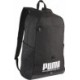 Czarna torba sportowa Puma teamGOAL Teambag M 55 l z komorą na buty, boczną kieszenią, białym logo i regulowanym paskiem