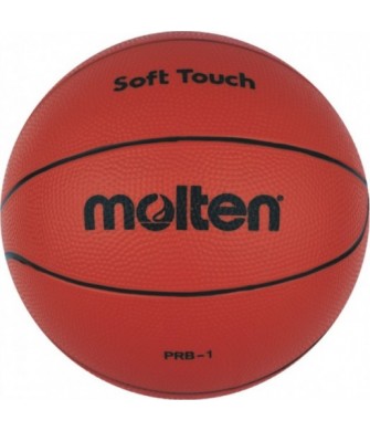 Piłka do koszykówki Molten PRB-1 Soft Touch pomarańczowa dla dzieci