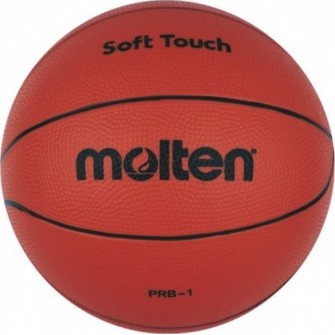 Piłka do koszykówki Molten PRB-1 Soft Touch pomarańczowa dla dzieci